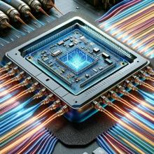 Silicon photonic chip representation